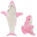 Shark Kigurumi Flannel Pajamas One-Piece Sleeping Bag Shark Cartoon Loungewear Onesie