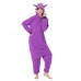 Pokemon Gengar Purple Onesie Pajamas Casual Kigurumi Loungewear