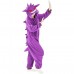 Pokemon Gengar Purple Onesie Pajamas Casual Kigurumi Loungewear