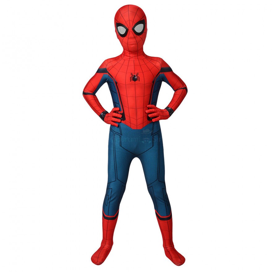 Spider-Man Homecoming Cosplay Costume Spiderman Jumpsuit ...